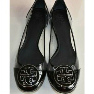 Tory Burch Audrey Flats CLEAR & Black
